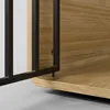 Hundebox aus Massivholz Kiefer&Stahl 80x60x60cm, Produktbild-Vorschau 7