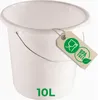 Novaliv secchio 10L bianco con bilancia - Secchio per Anteprima dell’immagine prodotto 2