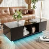 MODFU Couchtisch Wohnzimmertisch LED-Hochglanz für Produktbild-Vorschau 6