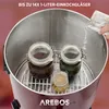 AREBOS automatyczny garnek do wekowania 1800 W, garnek do Podgląd zdjęcia produktu 2
