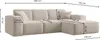 Kaiser Möbel Ecksofa L-Form Siena Stoff Maloy Beige Rechts Produktbild-Vorschau 3