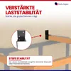 GeZu Impex Pfosten Wandverbinder 81 x 81 mm Schwarz Produktbild-Vorschau 6