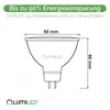 LUMILED GU5.3 LED žárovky 230V žárovky 10 kusů sada MR16 6W Náhled obrázku produktu 7