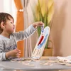 VIGA Drewniany Zegar Nauka Zegara  Czasu Montessori Podgląd zdjęcia produktu 7