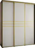 MEBLE KRYSPOL Davos 10 Schrank, drei Türen - 235,2x190x60 Produktbild-Vorschau 1
