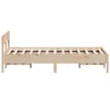 vidaXL Letto in legno massiccio senza materasso 140x200 cm Anteprima dell’immagine prodotto 5