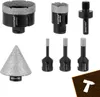 Diamant Lochsägen Set M14 – 6–68 mm 7-teilig Bohrkronen für Produktbild-Vorschau 6