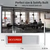 1ks Koupelna Dveře Volný Busy Sign Magnetický posuvník Náhled obrázku produktu 5