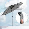 SONGMICS Sonnenschirm Ø270 cm UPF 50+ beidseitig um 30° Produktbild-Vorschau 5