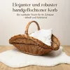 Creative Home Holztrage Kaminholzkorb Kaminkorb Tragekorb | Produktbild-Vorschau 4
