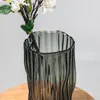 Design Blumenvase aus Glas Hugo Ø 12 x 30cm - smoke Produktbild-Vorschau 2