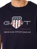Gant T-shirt 2003199433 in Blue color size medium Produktbild-Vorschau 4
