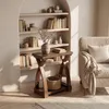 Petite table d'appoint avec 2 étagères, table basse avec Voir les images du produit 6