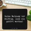 Mr. & Mrs. Panda Mousepad Spruch Mutig zu seinen Meinungen Produktbild-Vorschau 2