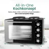 Emerio Mini-Backofen – 2 Kochplatten – 90–230 °C – Ober- & Produktbild-Vorschau 7