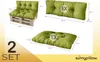 sunnypillow Palettenkissen für Palettenmöbel - 2er Set - Produktbild-Vorschau 2