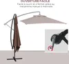 Outsunny Parasol dšŠportšŠ 3 x 2 m parasol rectangulaire Voir les images du produit 3