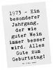 Mr. & Mrs. Panda Postkarte Spruch 1973 Geburtstag - Weiß - Produktbild-Vorschau 1