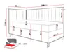 MIRJAN24 Boxspringbett Maja Junior 3 80x200, Einzelbett mit Produktbild-Vorschau 7