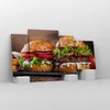 Bild auf Leinwand - Leinwandbild - Amerikaner Hamburger Produktbild-Vorschau 4