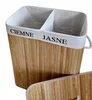 Ekspand | Wäschekorb Aus Bambus - 52x32x60 cm - 100l - mit Produktbild-Vorschau 3