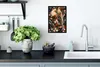 MuchoWow® MuchoWow® Gerahmtes Poster Elefant - Blumen - Produktbild-Vorschau 3
