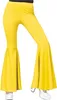 70S Retro Yellow Festival Flare Pants Hippie Festival Time Anteprima dell’immagine prodotto 2