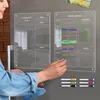 2 sztuki przezroczystej magnetycznej tablicy Podgląd zdjęcia produktu 7