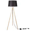 CCLIFE Stehlampe LED Holz Standleuchte Stehleuchte Produktbild-Vorschau 1