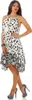 Damen Kleid Strandmode Ärmellos Sommerkleid; Blumenmuster Produktbild-Vorschau 2