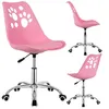 Collage of pink office chairs with paw print cutouts. Produktbild-Vorschau