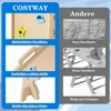 A collage of images comparing features of a COSTWAY product with 'other' products. Podgląd zdjęcia produktu