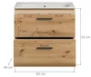 Waschtischunterschrank Ice Xonox - Artisan Oak - 60x55x46 Produktbild-Vorschau 4