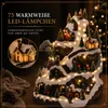 Miniatúrna lyžiarska zjazdovka Luville Christmas village - Náhľad obrázku produktu 5