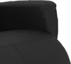 vidaXL Relaxačné kreslo s podnožkou čierna Imitácia kože Náhľad obrázku produktu 7