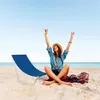 Lettino da spiaggia, pieghevole, blu Anteprima dell’immagine prodotto 4