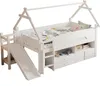 Merax Etagenbett 90x200cm mit Dachrahmen, Hochbett mit Produktbild-Vorschau 5
