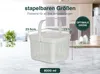 uandu Kunststoff Korb Rattan 8L, Aufbewahrungsbox Küche - Produktbild-Vorschau 2