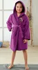 Erwin Müller Kinder-Bademantel mit Kapuze fuchsia 122 / 128 Produktbild-Vorschau 4