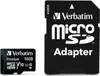 A Verbatim microSDHC card and its adapter are shown against a white background. Náhled obrázku produktu