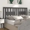 Kopfteil Grau 186x4x100 cm Massivholz Kiefer Produktbild-Vorschau 2