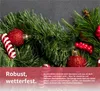 Weihnachtsgirlande Ø 10 cm grün 10 Meter - künstliche Produktbild-Vorschau 5