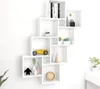 vidaXL Cube Shelf White 90x15x119 cm odvozený výrobek ze Náhled obrázku produktu 2
