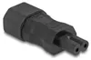 DELOCK Netzadapter IEC 60320 - C14 auf C7, Stecker / Buchse Produktbild-Vorschau 1