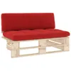 Outdoor-Mittelsofa Paletten Imprägniertes Kiefernholz Produktbild-Vorschau 2