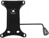 A black metal chair tilt mechanism with a lever for height adjustment and tilt lock. Produktbild-Vorschau