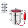 A juice maker with berries and a bottle of juice. Produktbild-Vorschau