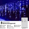 Pohádková světla venkovní napájení pro balkon LED ledový Náhled obrázku produktu 2