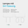 Modee G4 Halogen Stecklampe 10W 130lm Warmweiß 12V Dimmbar Produktbild-Vorschau 4