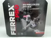 The image shows the packaging of a Ferrex Pro 20V cordless angle grinder. Produktbild-Vorschau